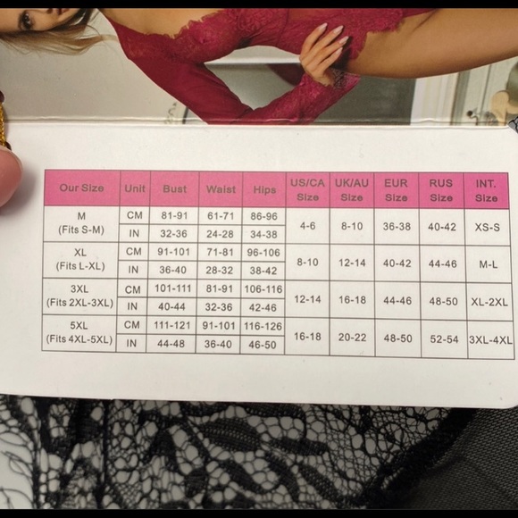 REDUCED!! NEW black lace teddy - Picture 16 of 16